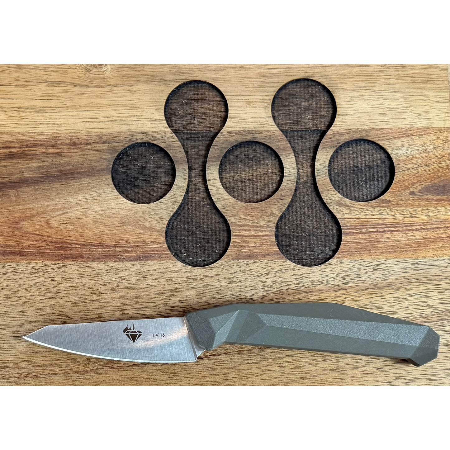 Diafire Ridge Paring Knife