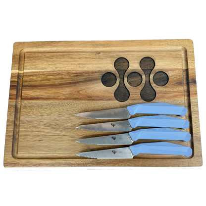 Diafire Ridge 4pc Steak Set