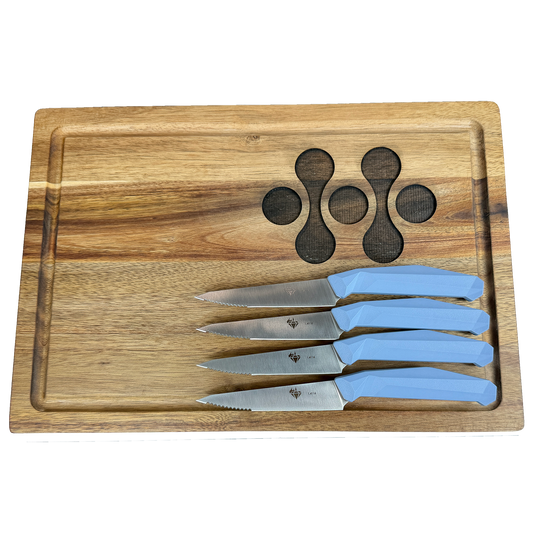 Diafire Ridge 4pc Steak Set