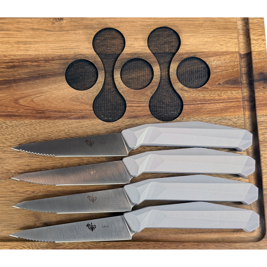 Diafire Ridge 4pc Steak Set