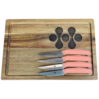 Diafire Ridge 4pc Steak Set